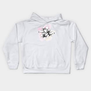 Vintage Lilies Kids Hoodie